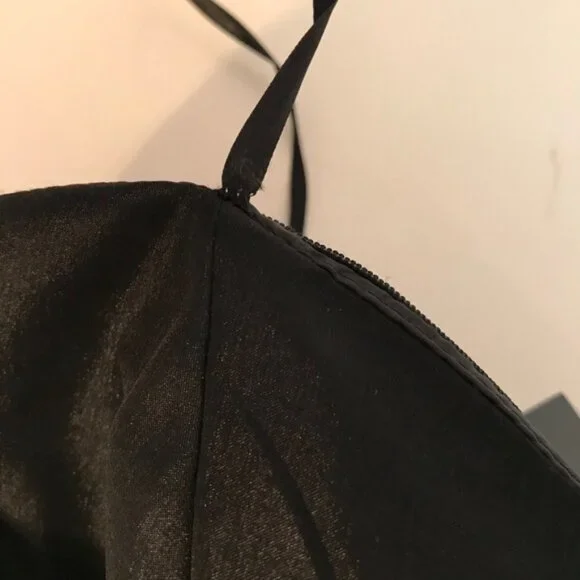 BETSY & ADAM Womens Lace Trim Hi-Low Party Dress - Picture 3 of 5